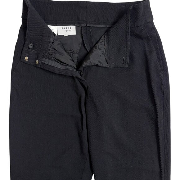 AKRIS Punto Textured Ribbed Black Pants (6) - Picture 3 of 3